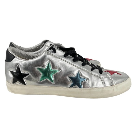 Vintage Havana Other - Vh Vintage Havana Metallic Silver Multi Color Star Lined Mens Sneakers Extra 11